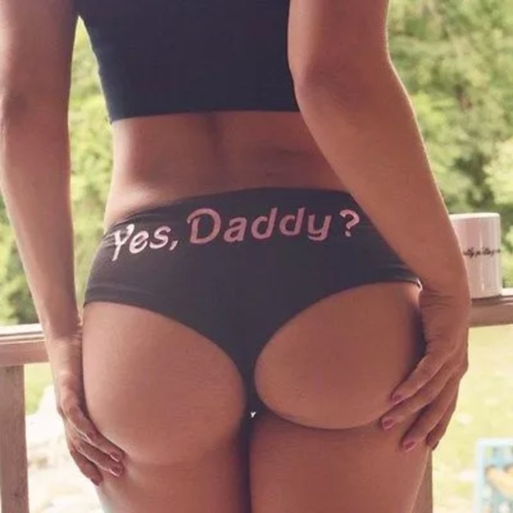 Funny yes daddy women’s underwear